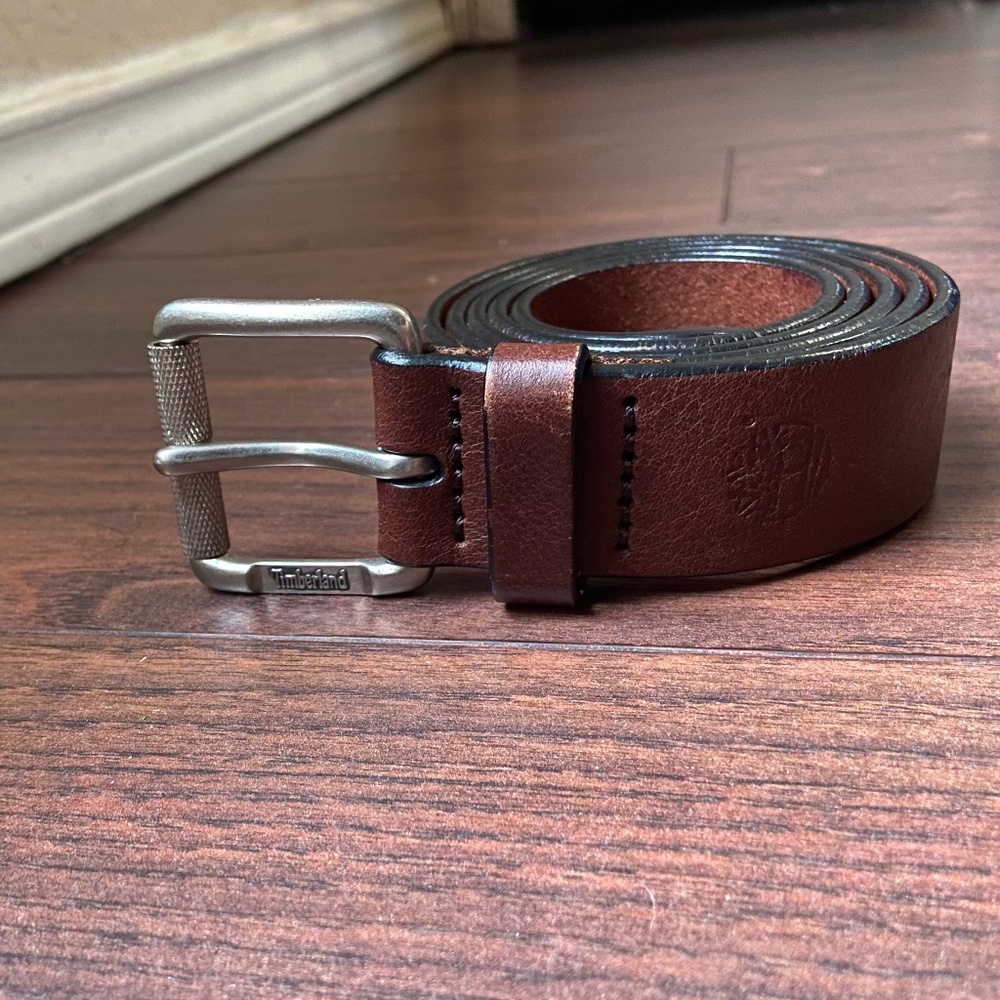 TIMBERLAND Genuine Leather Brown Belt MEN